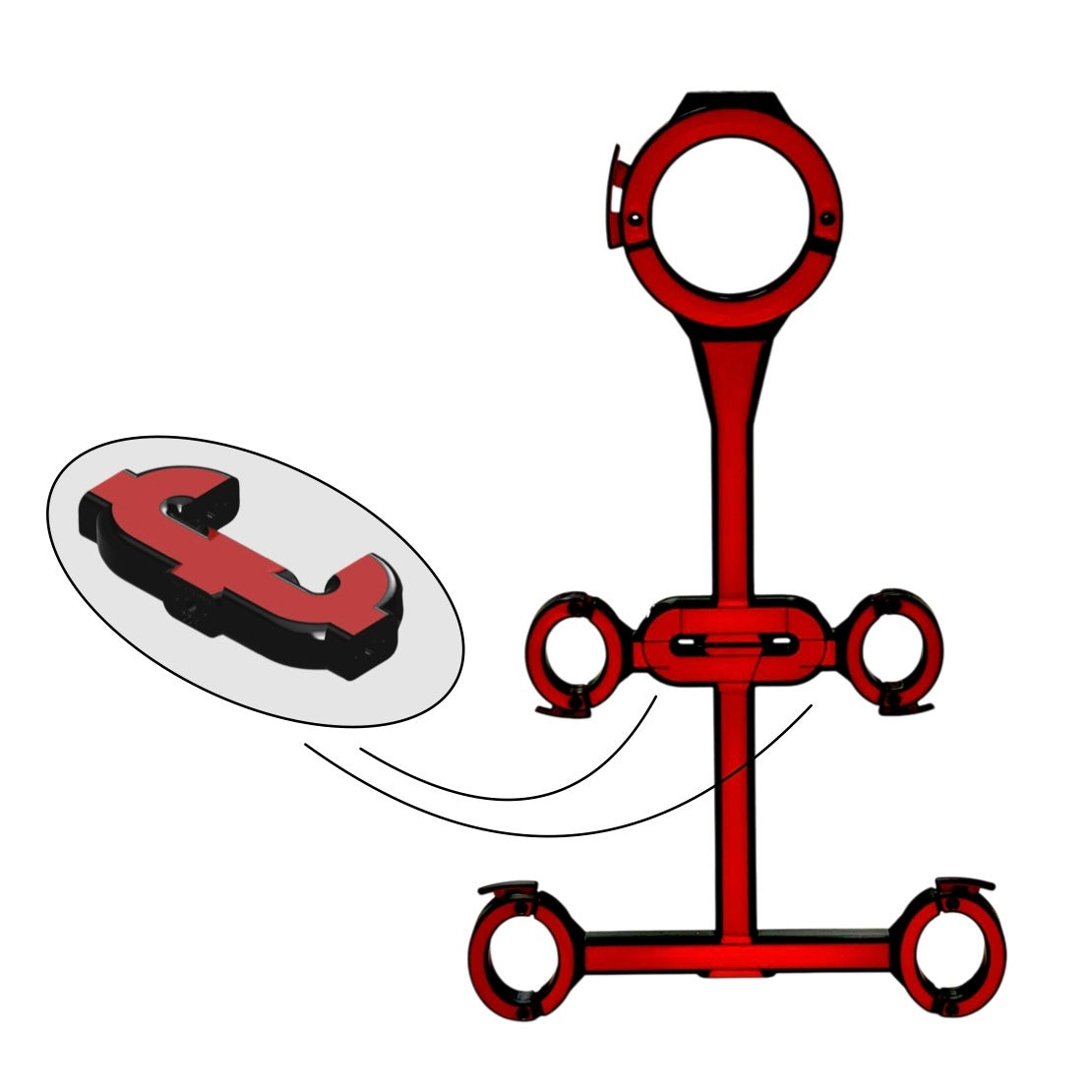 U-Verbinder (BondageSystem) - modular für‘s BondageSystem