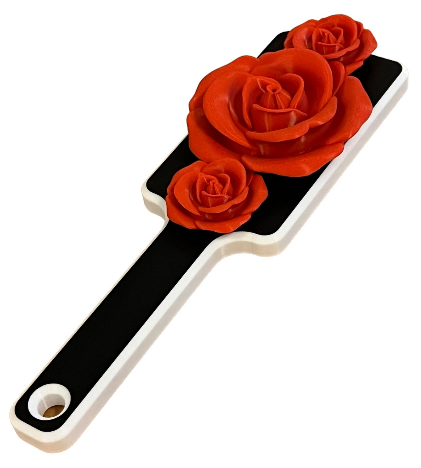 Das Rosen Paddle - BDSM Paddle mit Rosen Reliefs - SM Impact Play Paddle